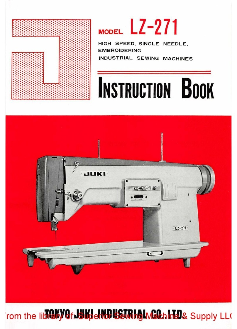 JUKI LZ-271 User manual JUKI LZ-271 User manual