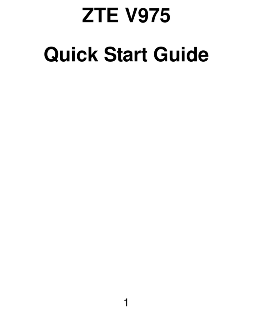 Zte v975 User manual