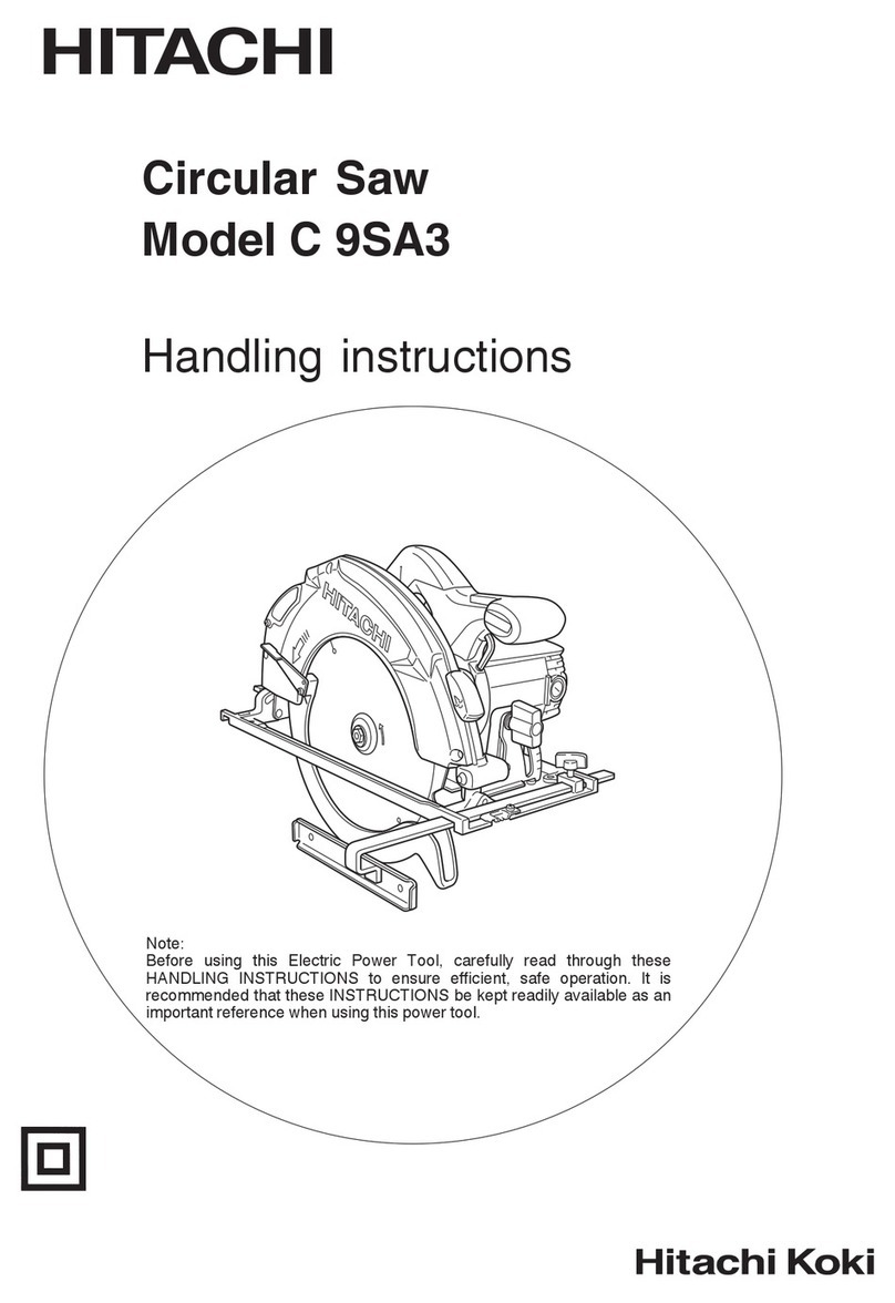Hitachi C 9SA3 User manual Hitachi C 9SA3 User manual