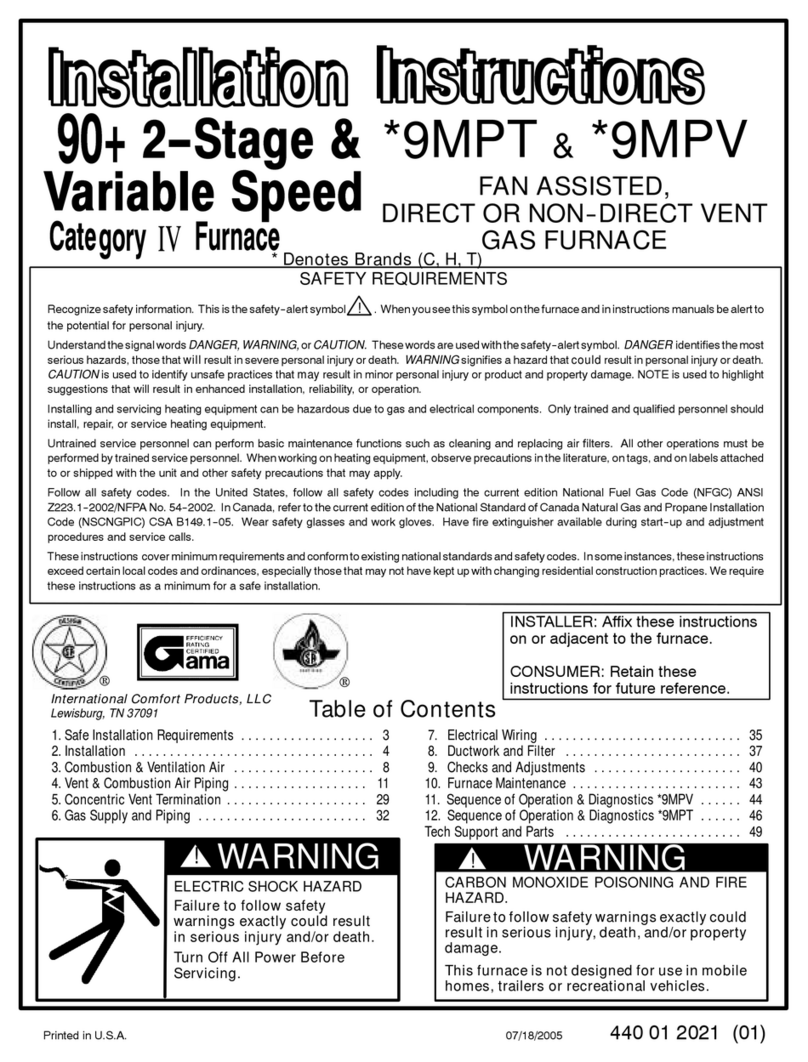 ICP *9MPT050F12 Installation instruction ICP *9MPT050F12 Installation instruction