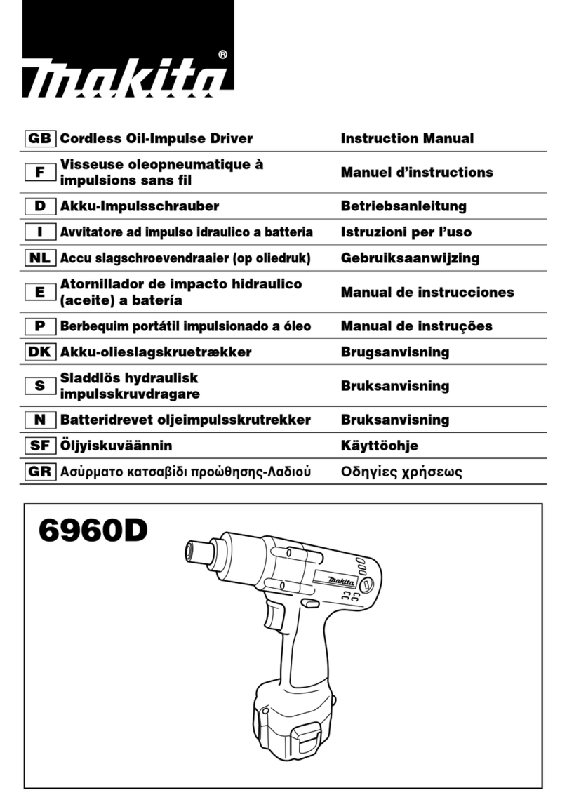 Makita 6960D instruction manual