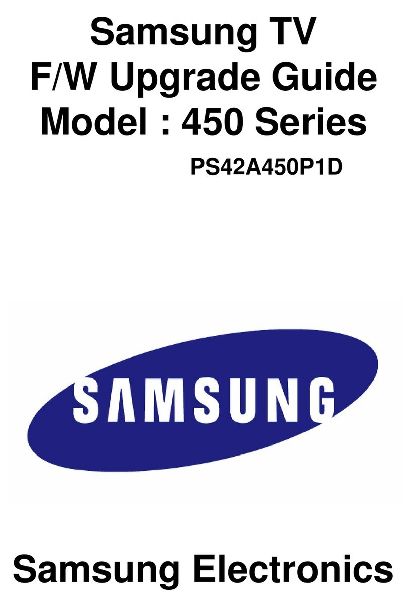Samsung PS42A450P1D Installation and operation manual