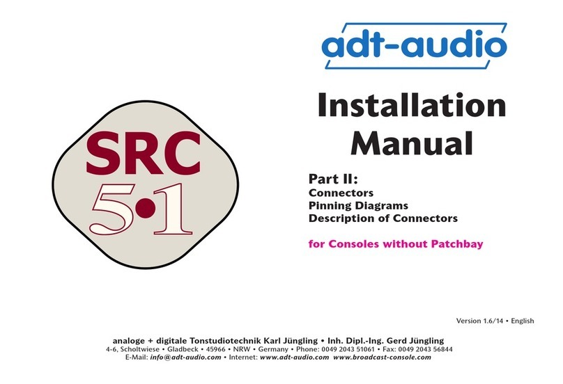 adt-audio SRC 51 User manual