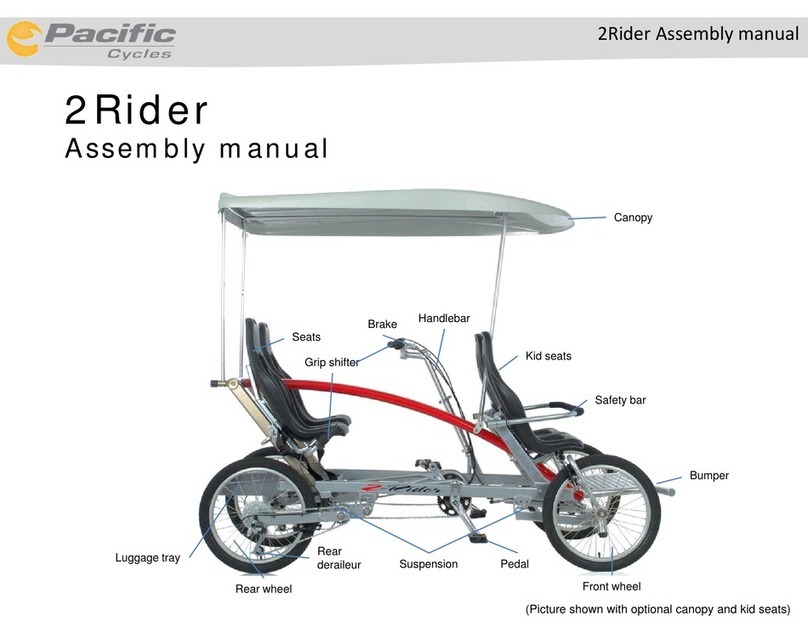 PACIFIC CYCLE 2Rider User manual