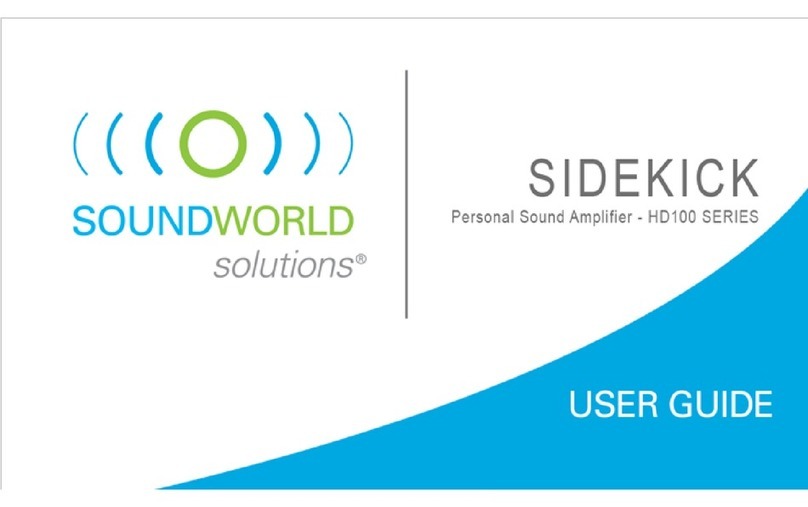 Sound World Solutions Sidekick HD-100 Series User manual