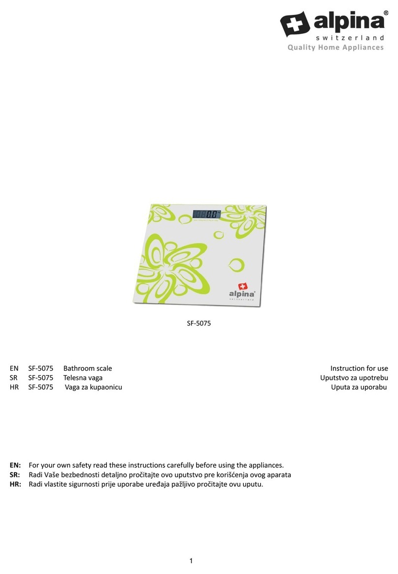 Alpina SF-5075 Instructions for use
