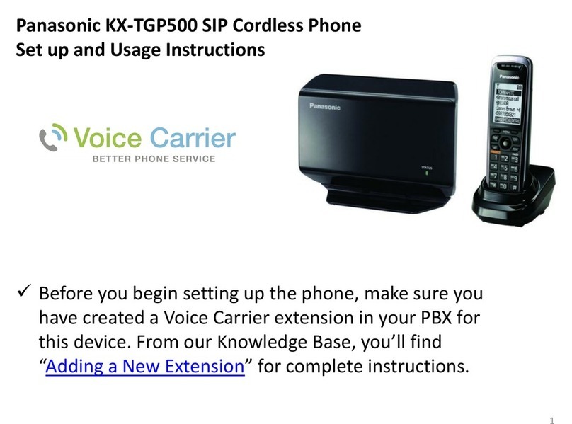Panasonic KX-TGP500 Parts list manual