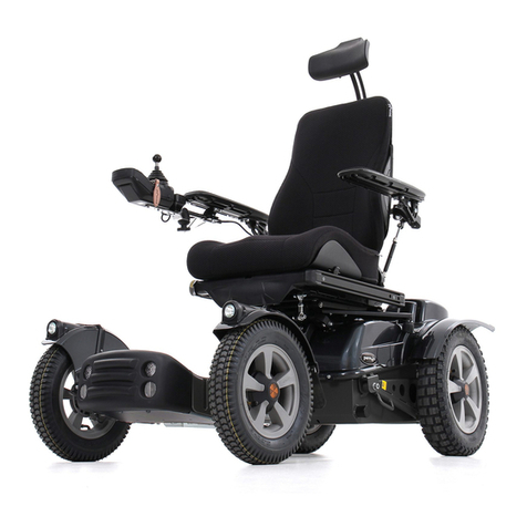 Permobil X850 MiniFlex User manual
