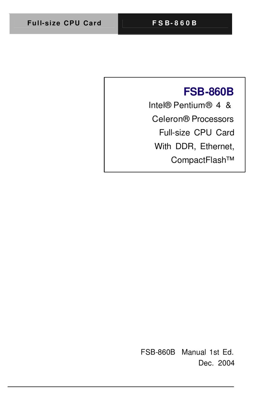 Aaeon FSB-860B manual