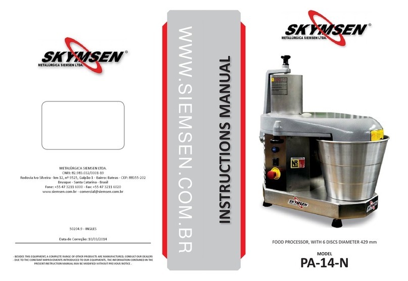 Skymsen PA-14-N instruction manual