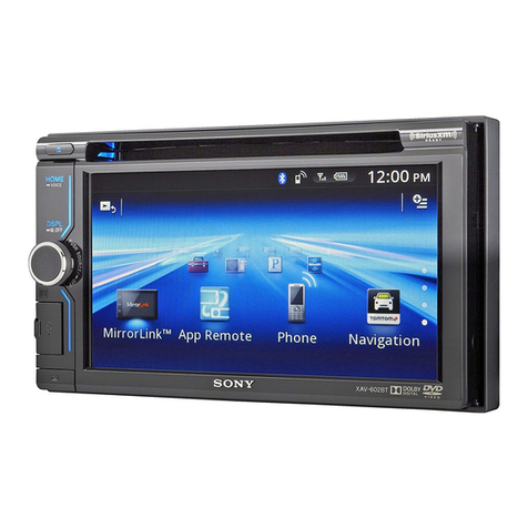 Sony XAV-602BT User manual
