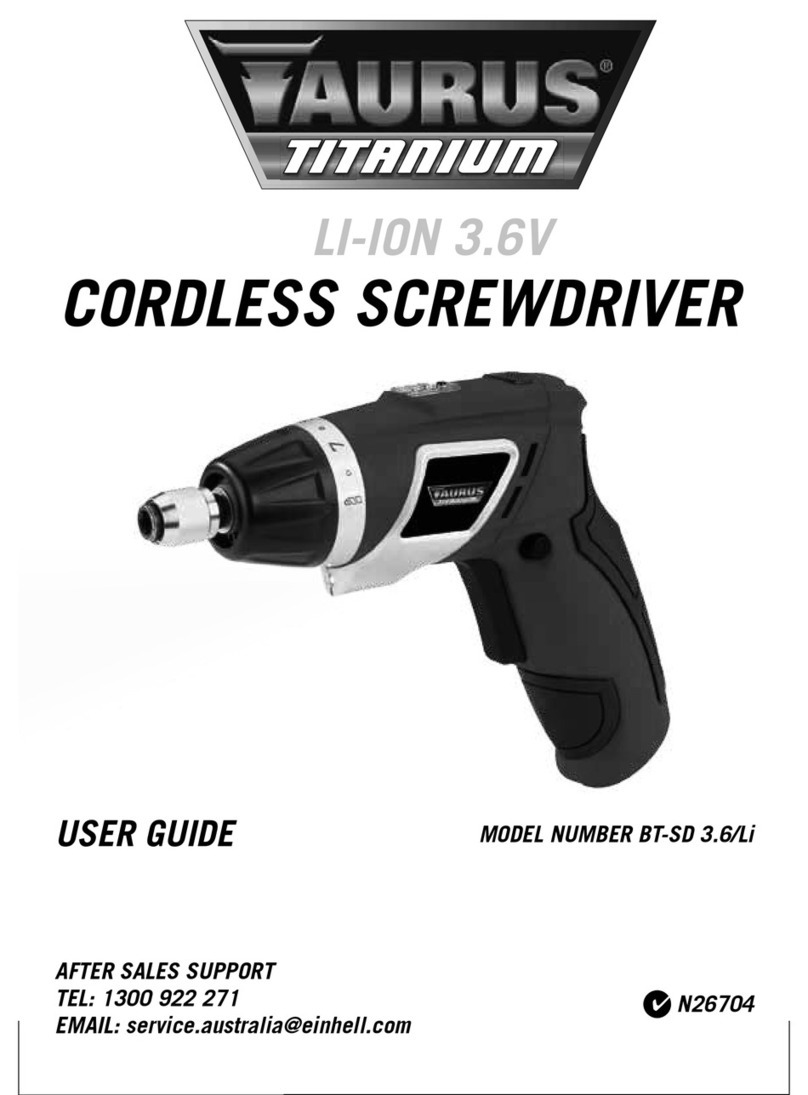 Taurus BT-SD 3.6/Li user guide