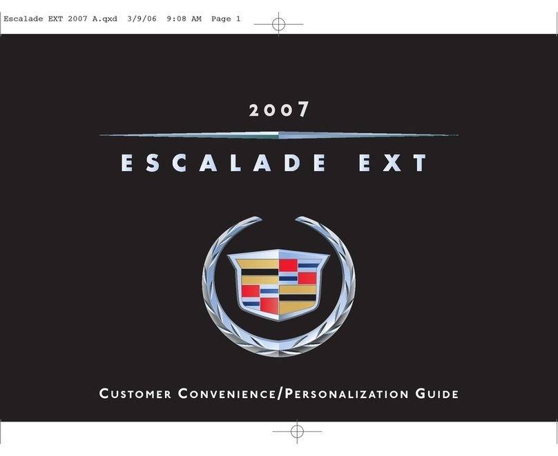 Cadillac escalade ext 2007 User manual