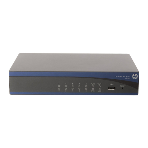 HP MSR SERIES User manual