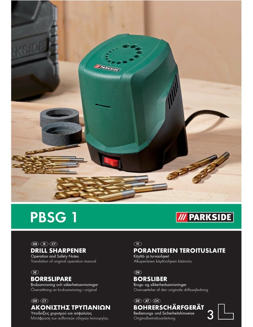 Parkside PBSG 1 User manual