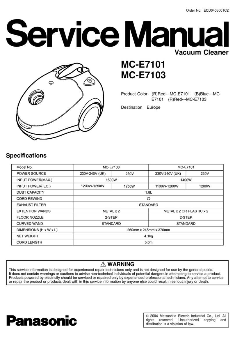Panasonic mc-e7101 Service manual