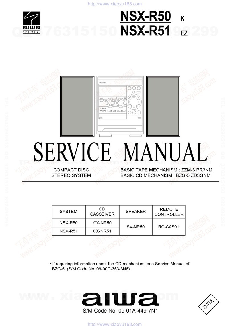 Aiwa NSX-R50 Service manual