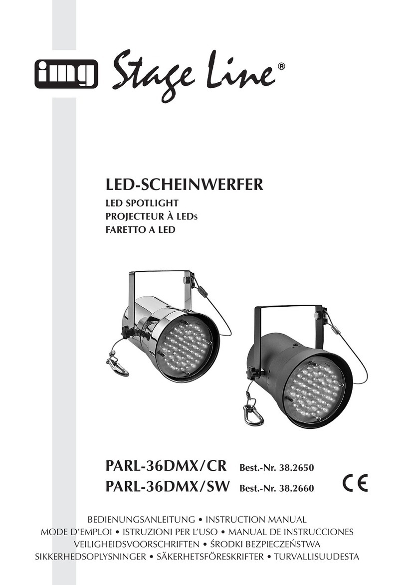 IMG STAGE LINE PARL-36DMX/CR instruction manual