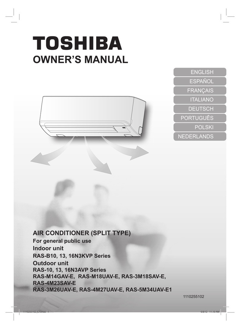 Toshiba RAS-B10 Series User manual