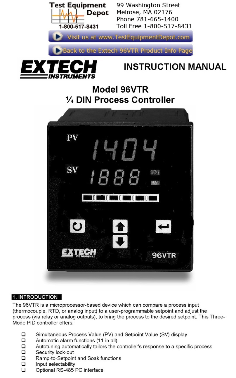 Extech Instruments 96VTR instruction manual
