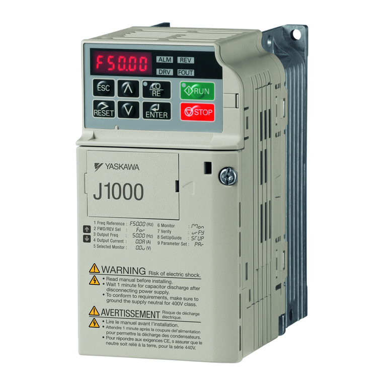 YASKAWA J1000 CIMR-JC series User manual