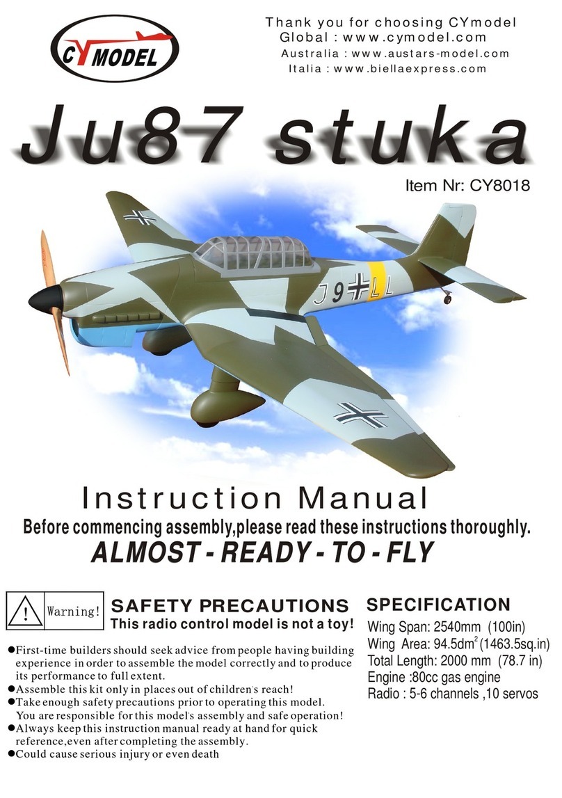 CYmodel Ju87 stuka User manual