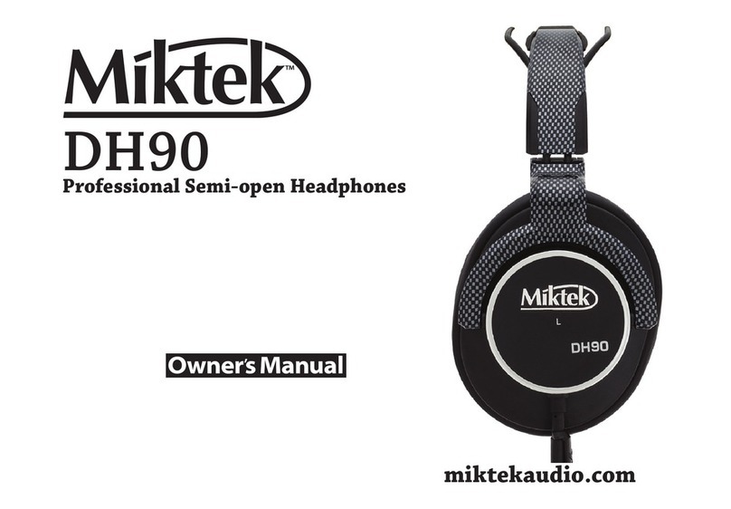 Miktek DH90 owner's manual