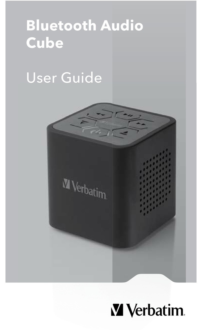 Verbatim Bluetooth Audio Cube B002P5CTVG user guide