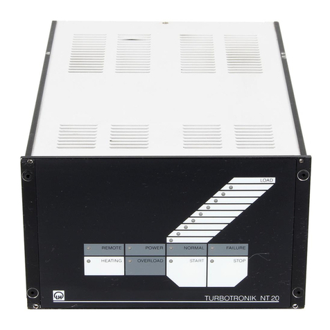 LEYBOLD TURBOTRONIK NT 20 operating instructions