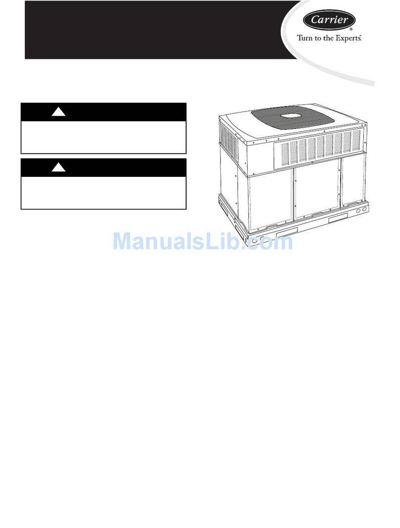 Carrier INFINITIR 15 SEER 48XT-A User manual