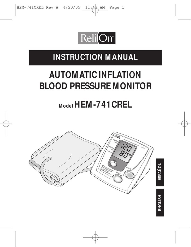 ReliOn HEM-741CREL instruction manual