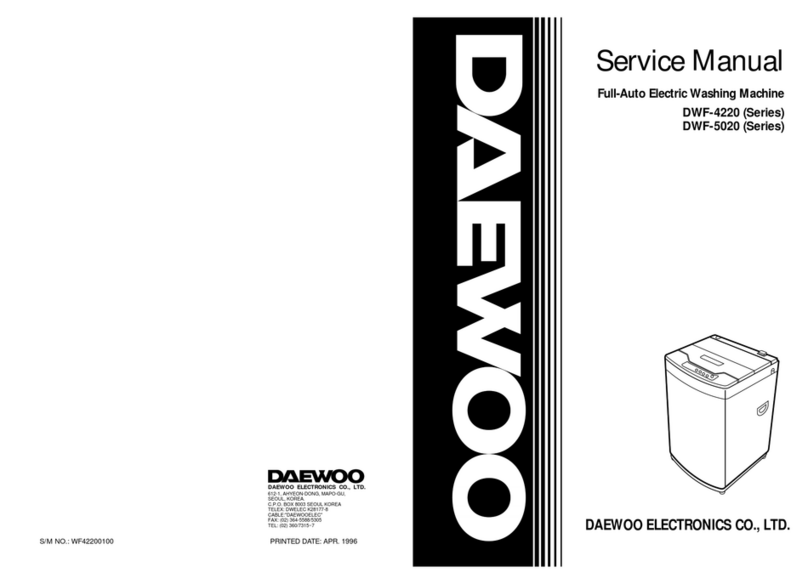 Daewoo DWF-4220 Series User manual