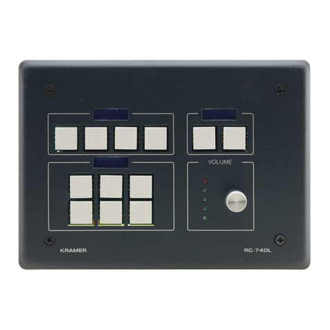 Kramer RC-74DL User manual