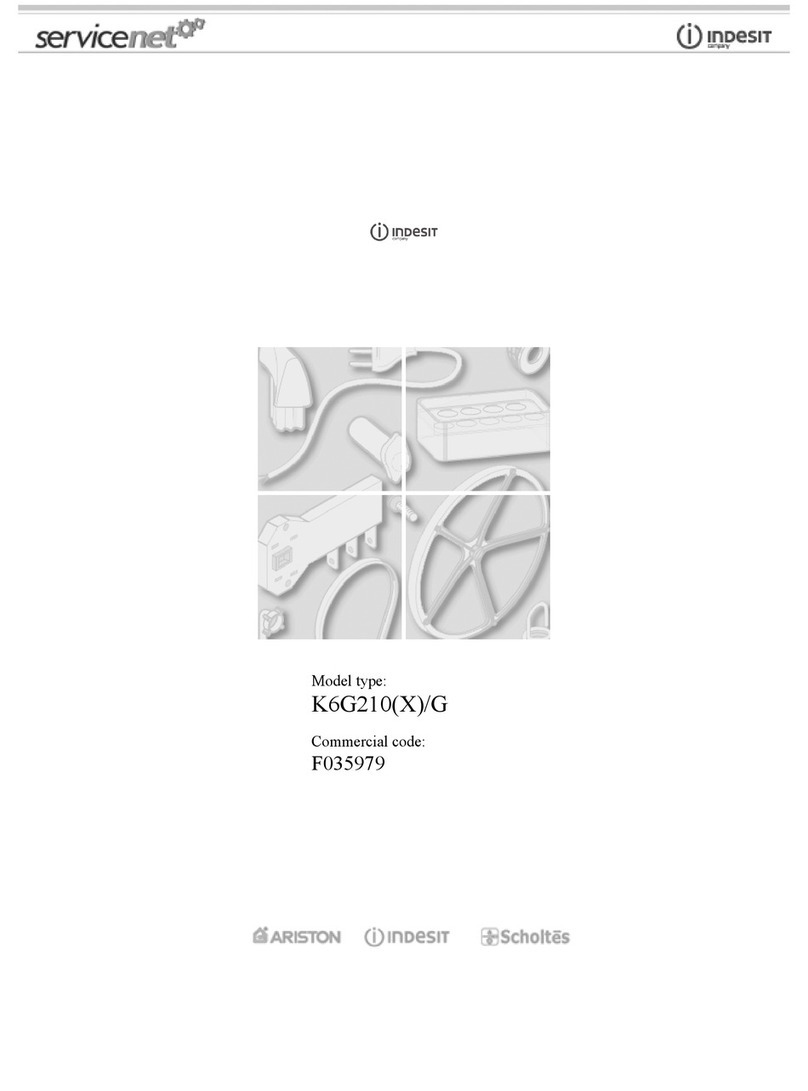 Indesit K6G210(X)/G manual