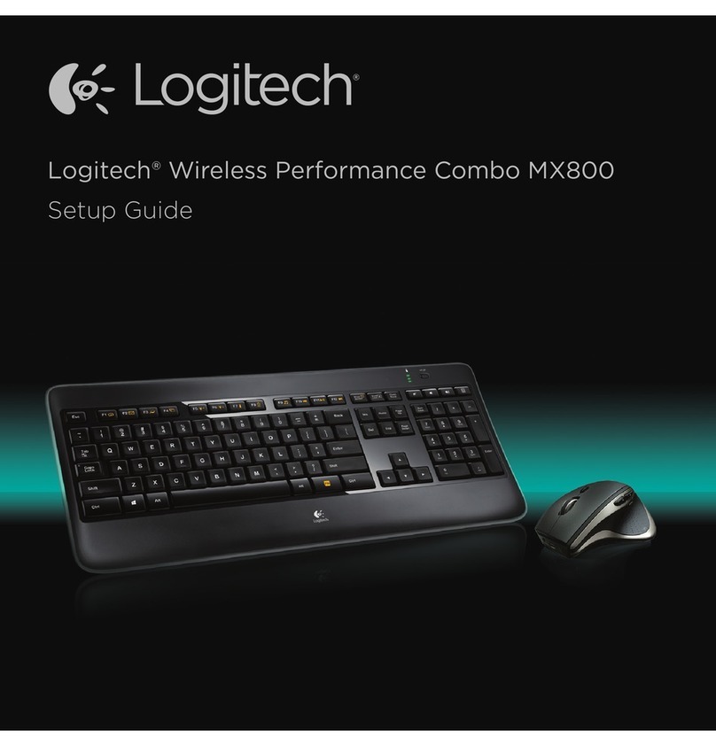 Logitec MX800 Setup guide