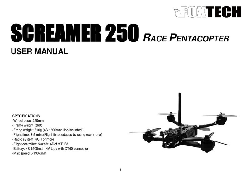 Foxtech SCREAMER 250 User manual