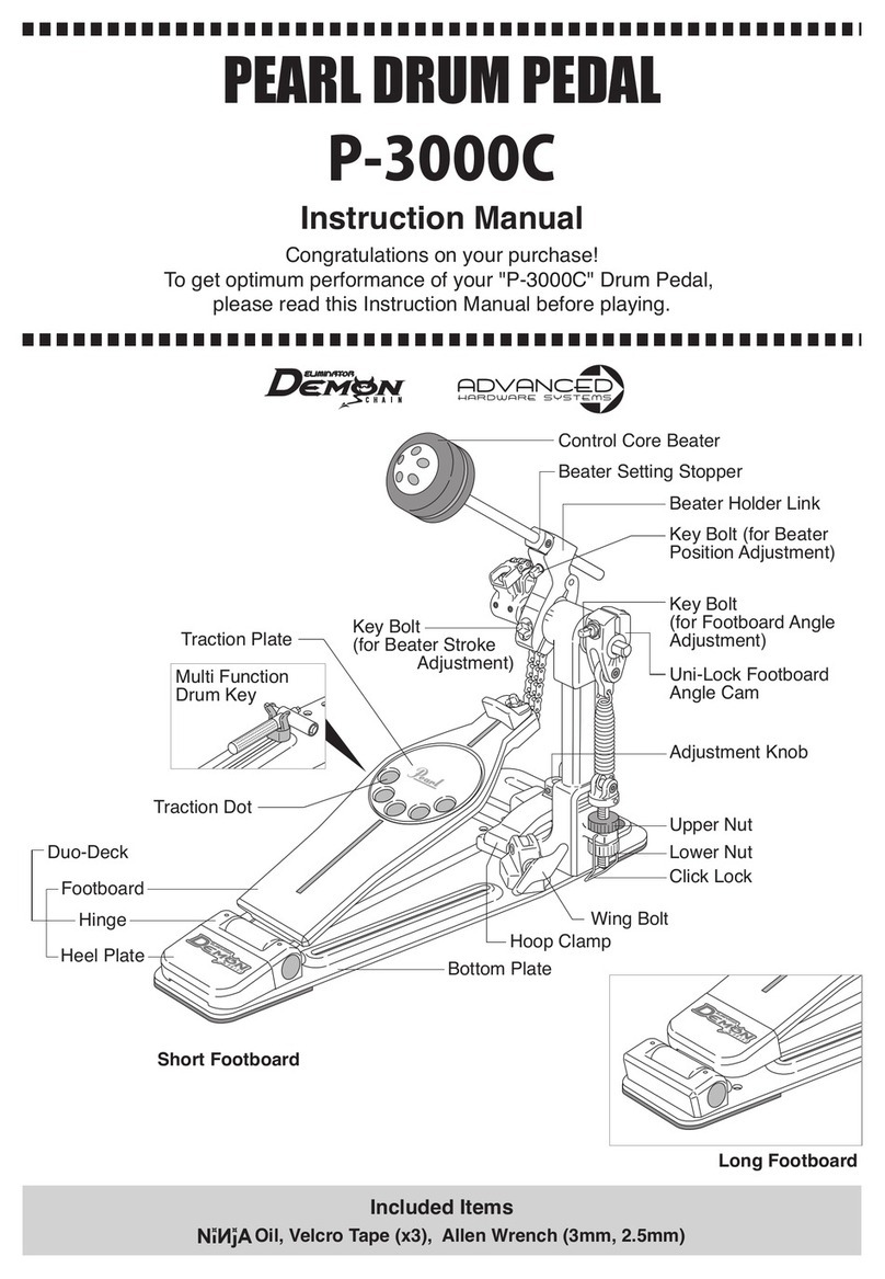 Pearl P-3000C instruction manual