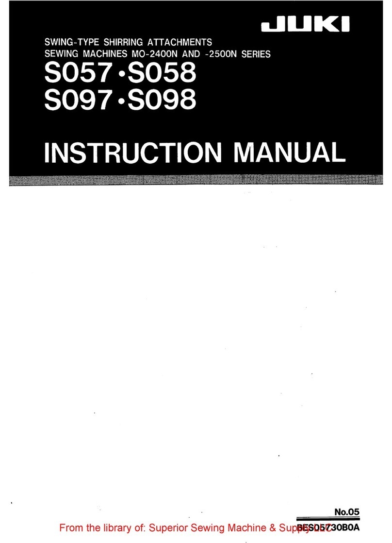 JUKI S057 User manual JUKI S057 User manual
