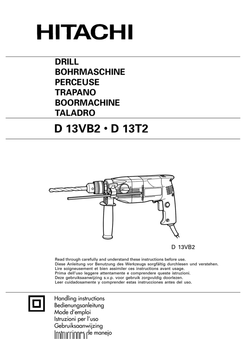 Hitachi D 13VB2 Handling instructions