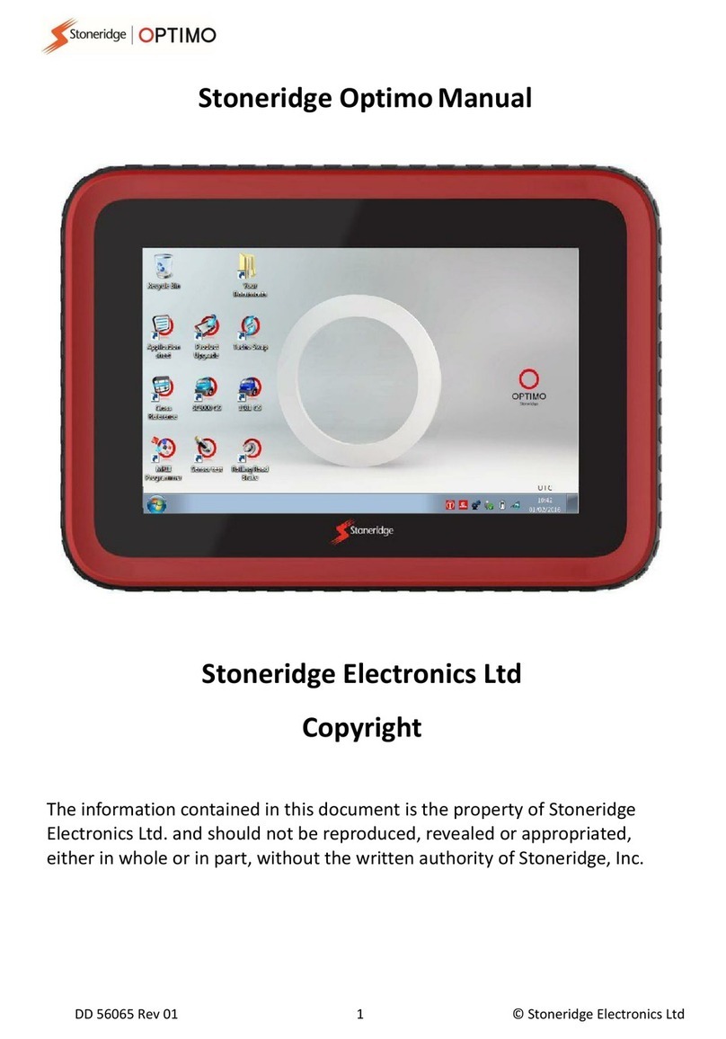 Stoneridge Optimo manual