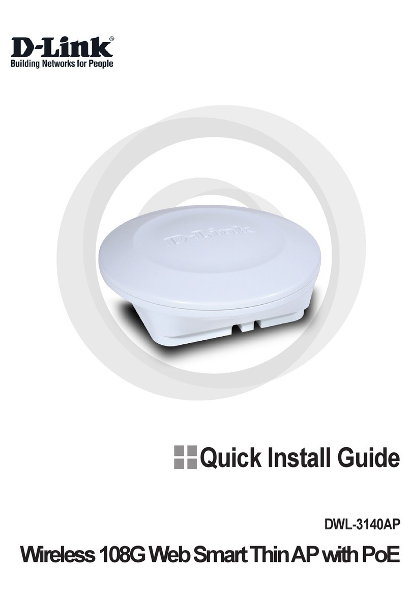 D-Link DWL-3140AP - Web Smart PoE Thin Access Point User manual D-Link DWL-3140AP - Web Smart PoE Thin Access Point User manual