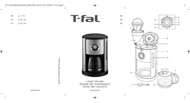 T-Fal KM740 user guide