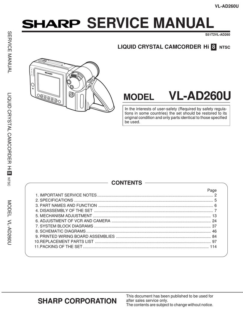 Sharp VL-AD260U User manual Sharp VL-AD260U User manual