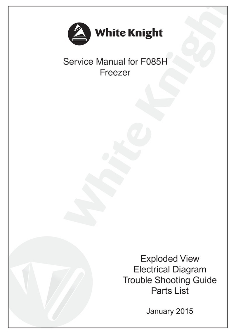 White Knight F085H User manual