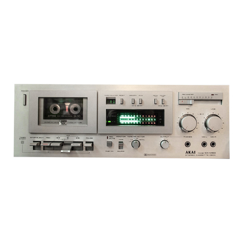 Akai gx-m50 User manual