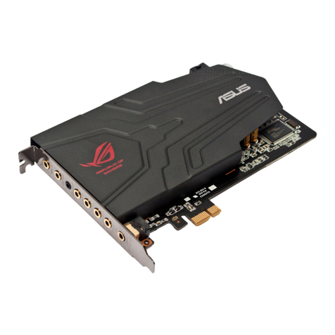 Asus XONAR PHOEBUS User manual