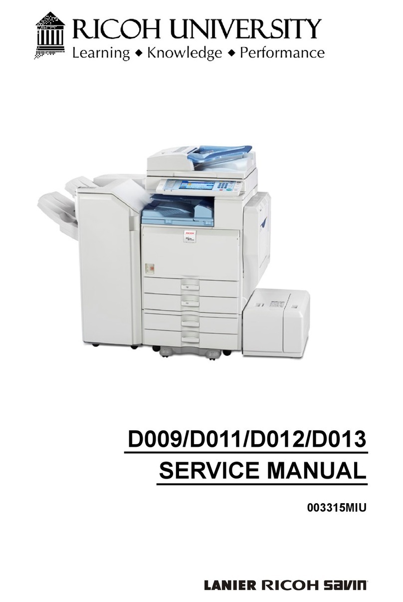 Ricoh D009 User manual