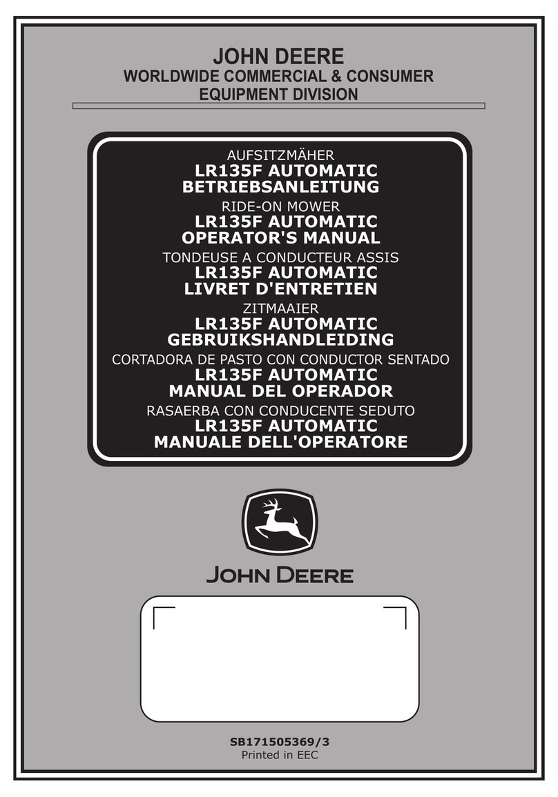john deer lr135f Operator's manual