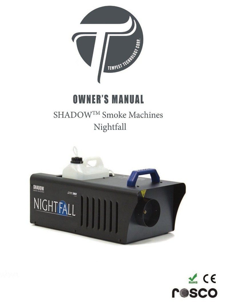 Tempest Shadow Nightfall owner's manual