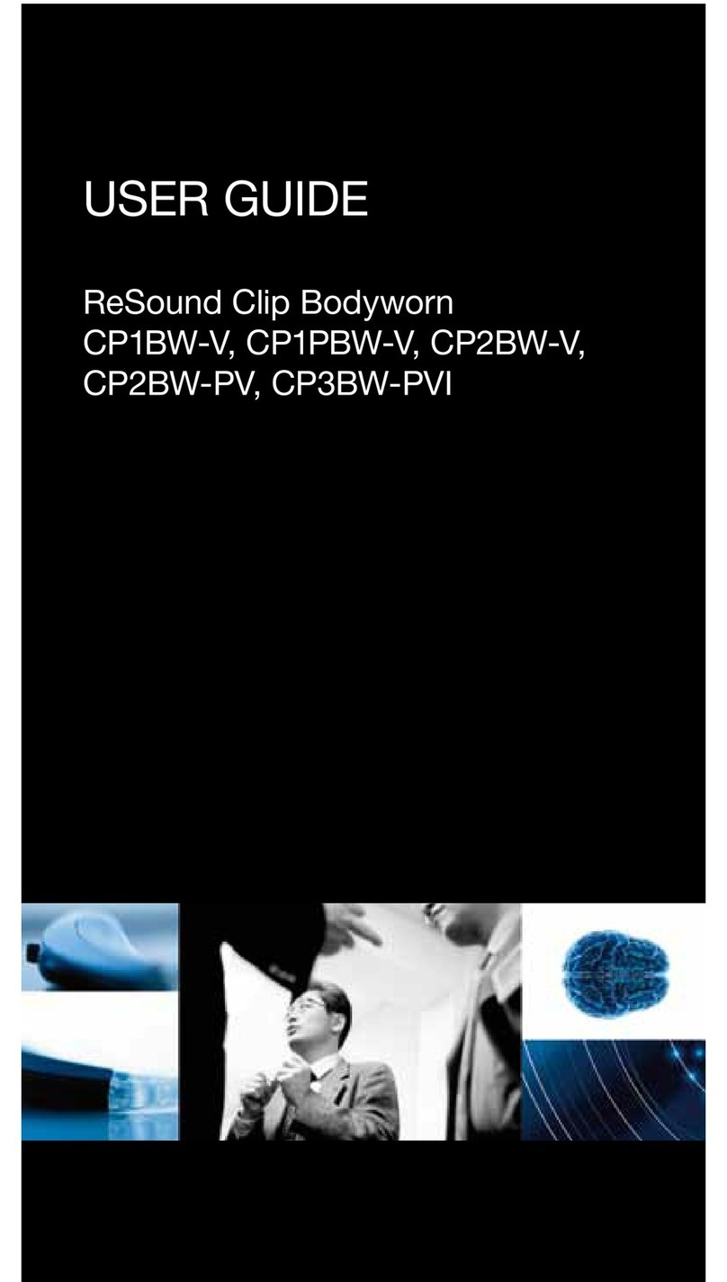 ReSound CP1BW-V User manual